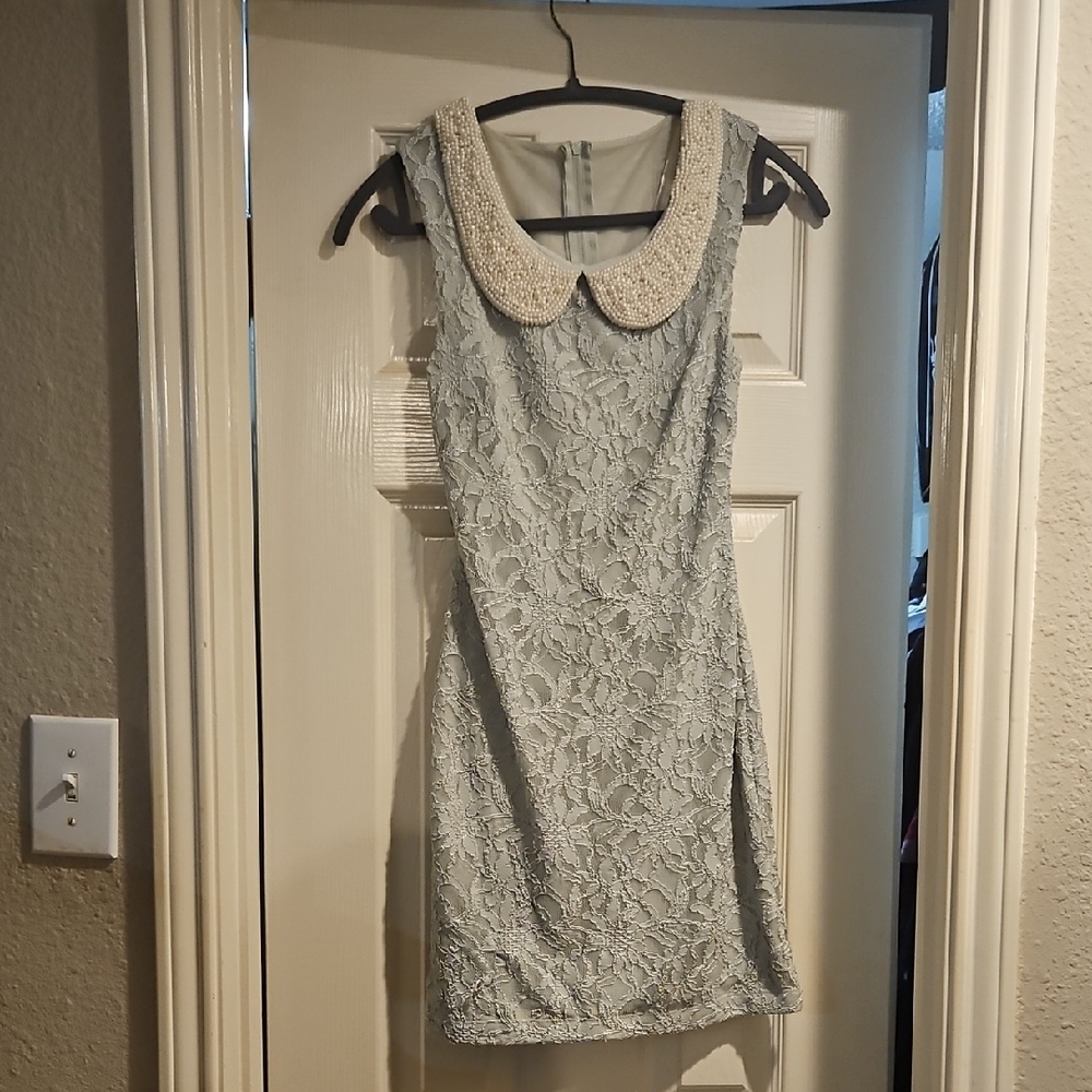 Mini Dress with Peter Pan Collar